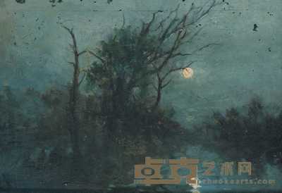 艾中信 1965年作 月夜 37×26cm